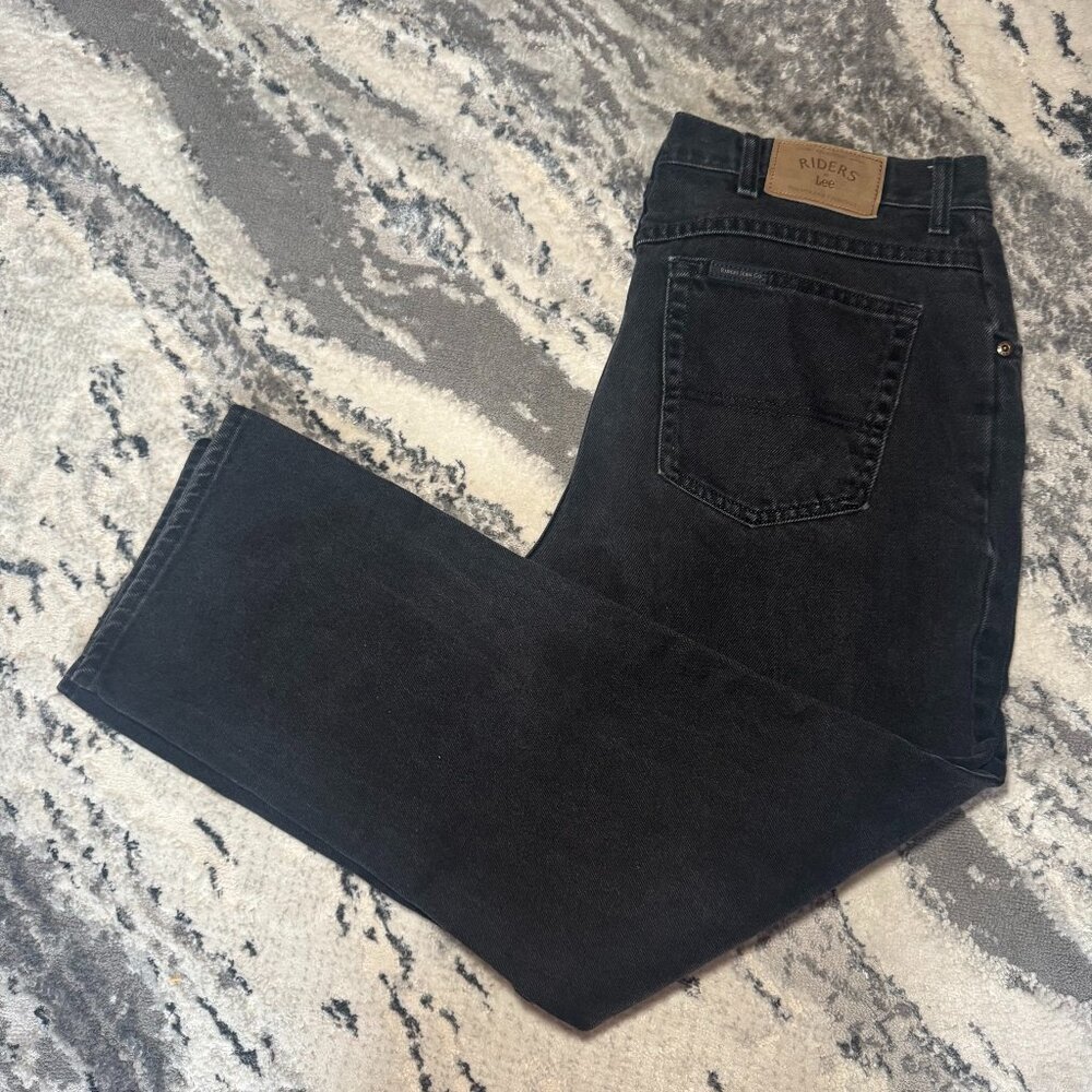 Riders by Lee Dark Wash Black Straight Denim Jeans